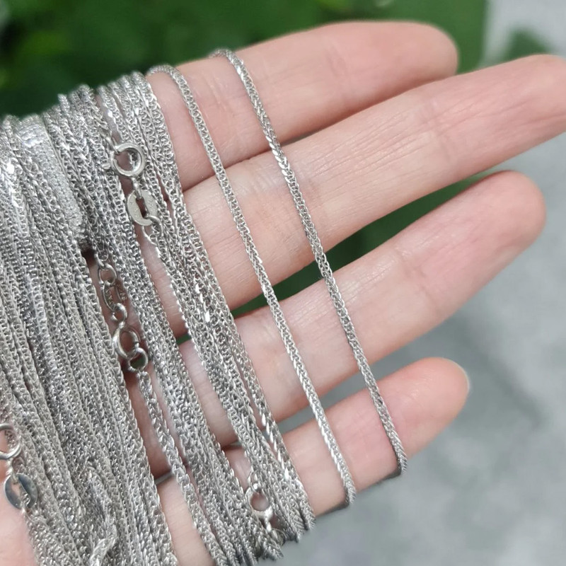 زنجیر نقره زنانه مدل میرو