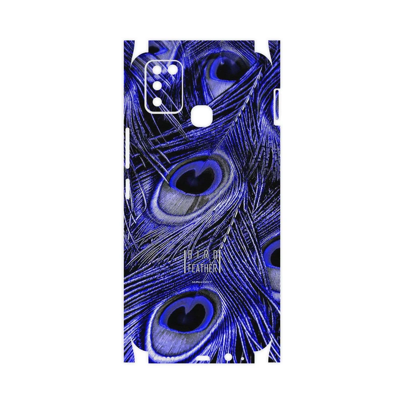 برچسب پوششی ماهوت مدل Purple Feather-FullSkin مناسب برای گوشی موبایل اینفینیکس Smart 6 X657B