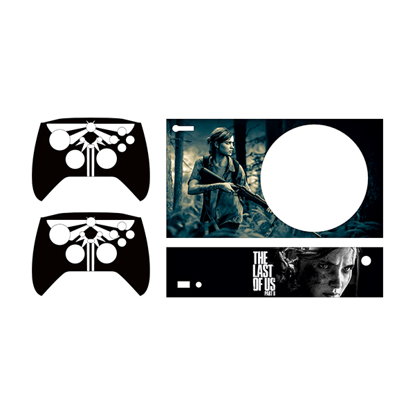 برچسب کنسول بازی Xbox series s توییجین وموییجین مدل Last Of Us 01 مجموعه 4 عددی
