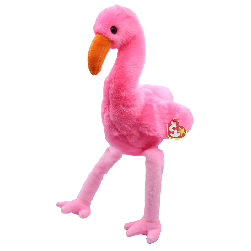 عروسک تی وای طرح فلامینگو مدل the Flamingo کد SZ11.753 ارتفاع 41 سانتی متر