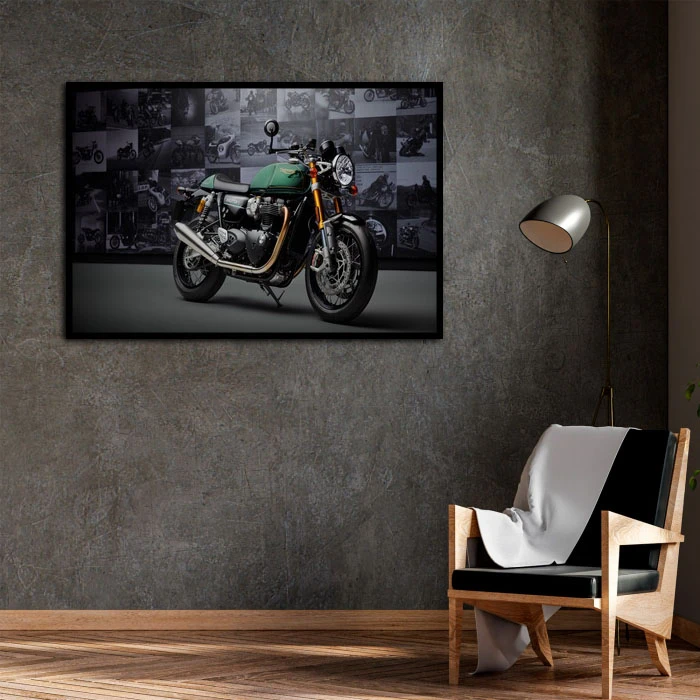 تابلو نوری بکلیت طرح موتور مدل B-D2069 فریم مشکی