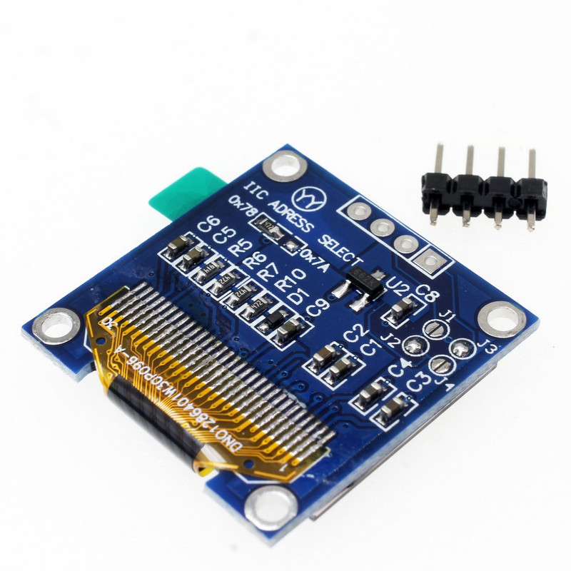 ماژول صفحه نمایش OLED مدل I2C کد YB1 ماژول صفحه نمایش OLED مدل I2C کد YB1