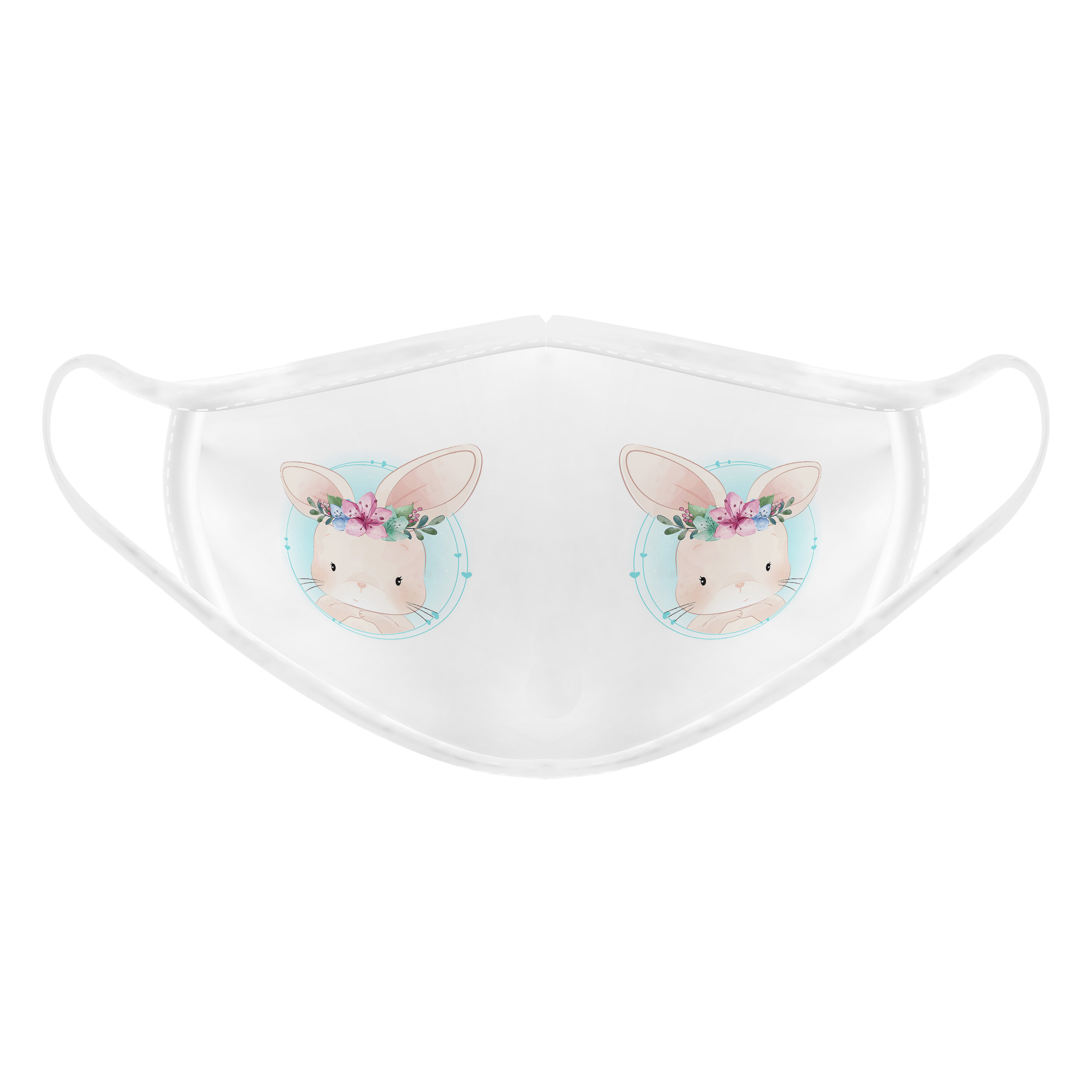 ماسک تزیینی صورت بچگانه طرح خرگوش کد 617015