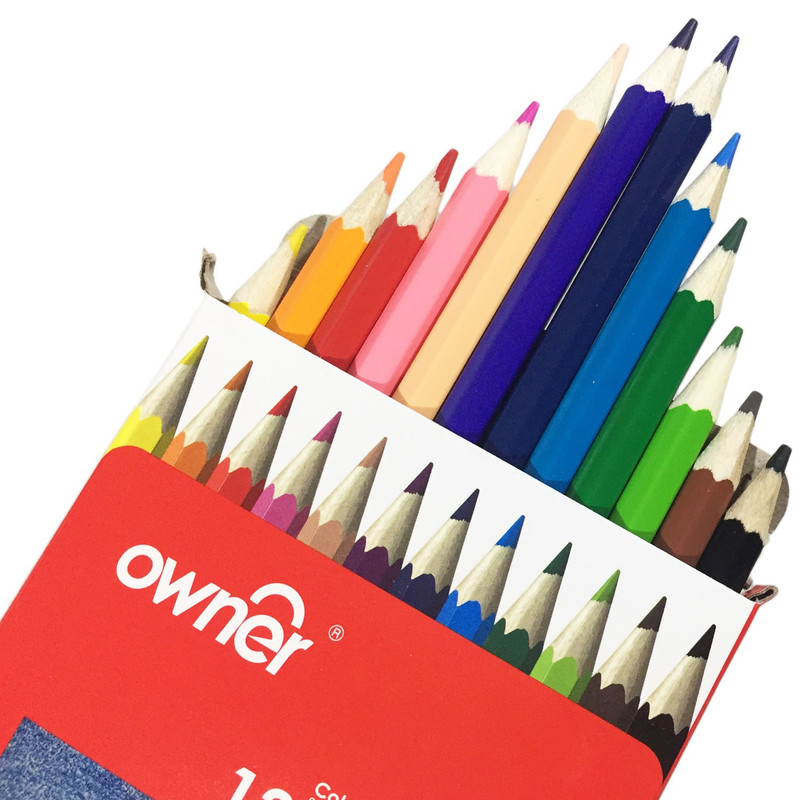مداد رنگی 12 رنگ اونر مدل F-141612