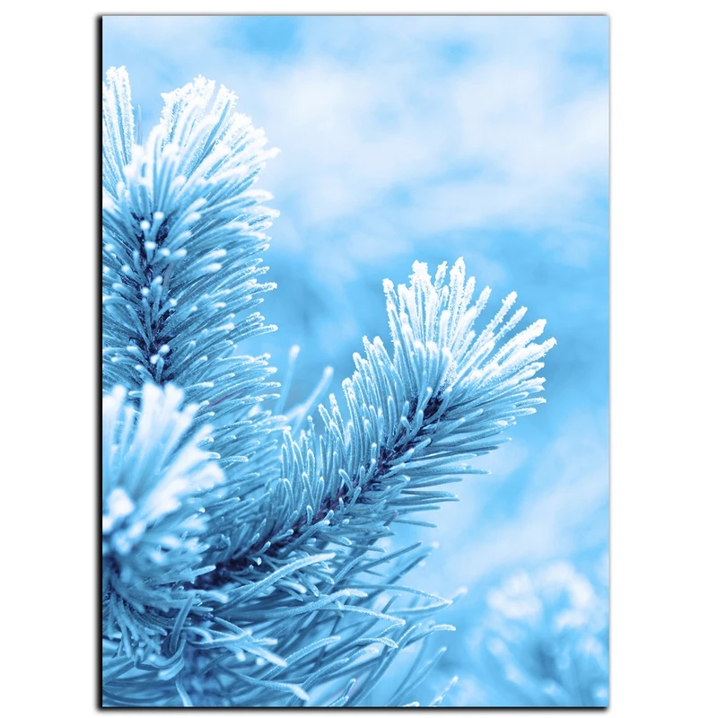 تابلو شاسی بکلیت طرح درخت کاج برفی مدل SH-s367