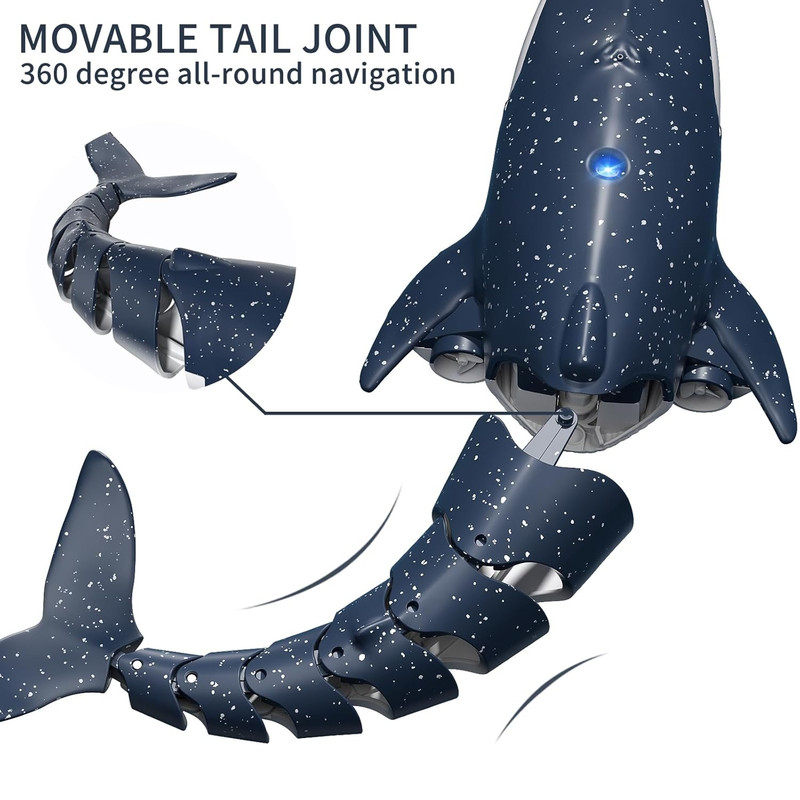 اسباب بازی کنترلی مدل نهنگ شناور ضد اب طرح کنترل ضد اب و اسپری آب کد 18002-2