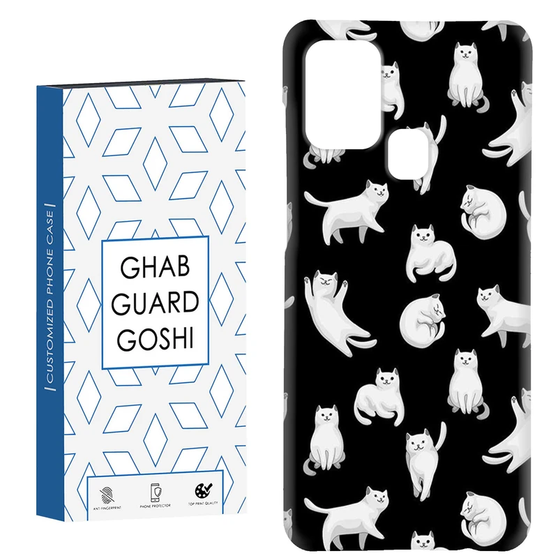 کاور قاب گارد گوشی طرح پیشی کد Dimo-551 مناسب برای گوشی موبایل سامسونگ Galaxy A21s