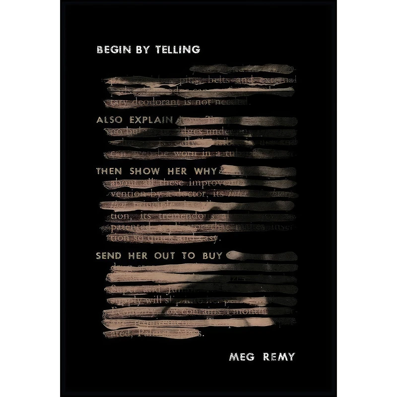 کتاب Begin by Telling  اثر Meg Remy انتشارات Bookxhug Press