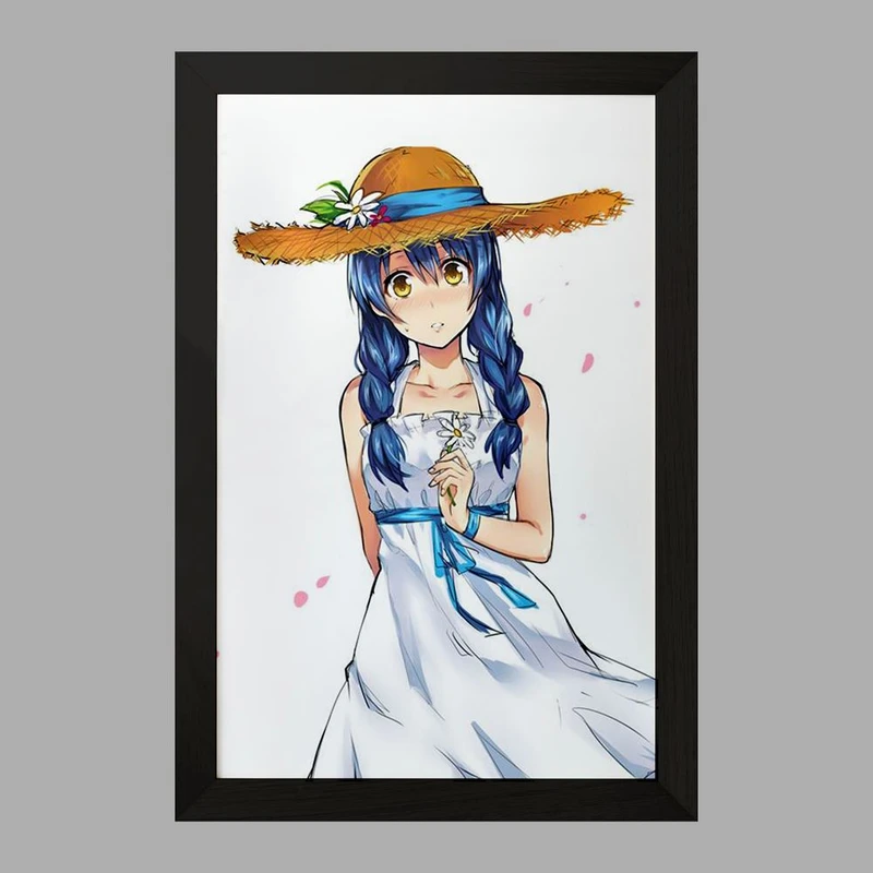 تابلو خندالو مدل مگومی انیمه جنگ غذاها Food Wars  کد 16971