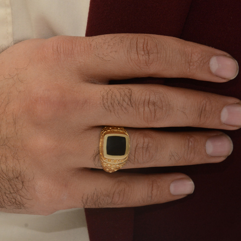 انگشتر طلا 18 عیار مردانه طلای مستجابی کد 65 انگشتر طلا 18 عیار مردانه طلای مستجابی کد 65