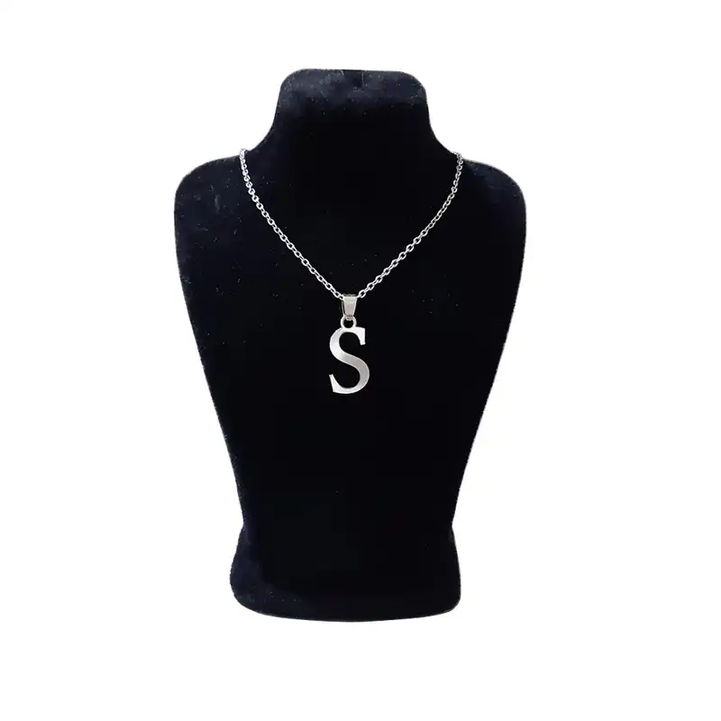 گردنبند زنانه طرح S