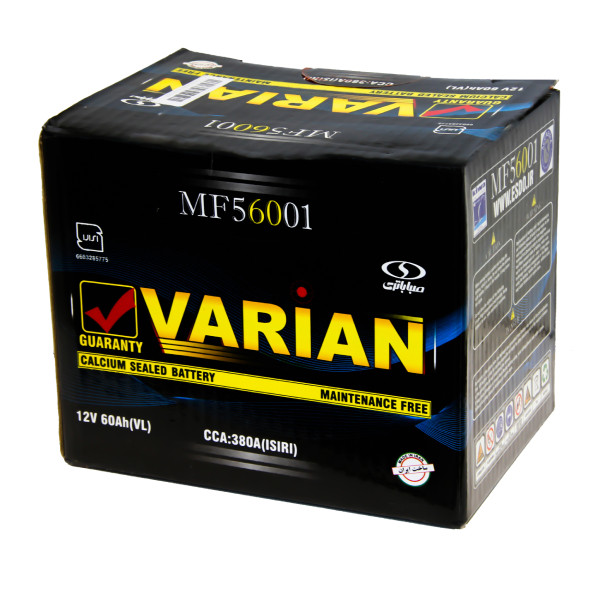 باتری اتمی خودرو صبا باتری مدل 60 آمپر