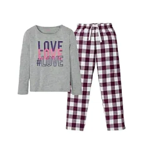 ست تی شرت آستین بلند و شلوار دخترانه پیپرتس مدل Ys001