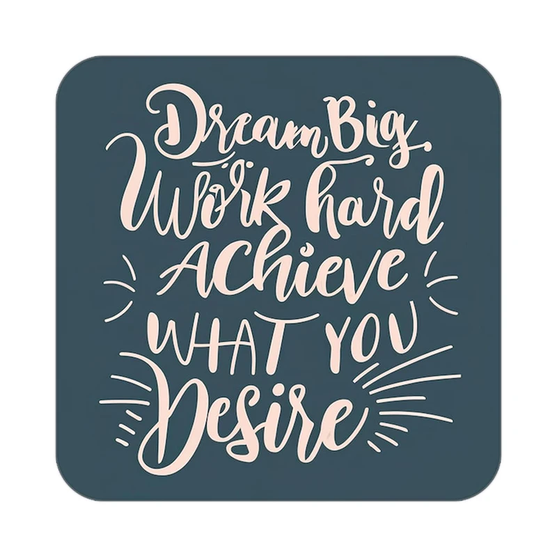 زیر لیوانی کاکتی طرح جملات انگیزشی و مثبت مدل mp24940