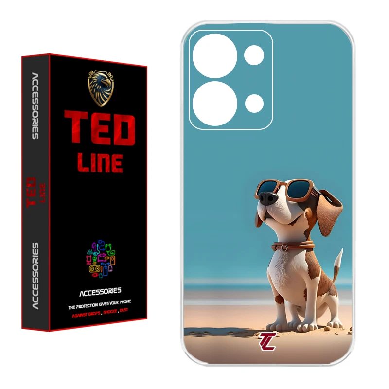 کاور تدلاین طرح سگ کد 1187 مناسب برای گوشی موبایل شیائومی Redmi Note 13 4G
