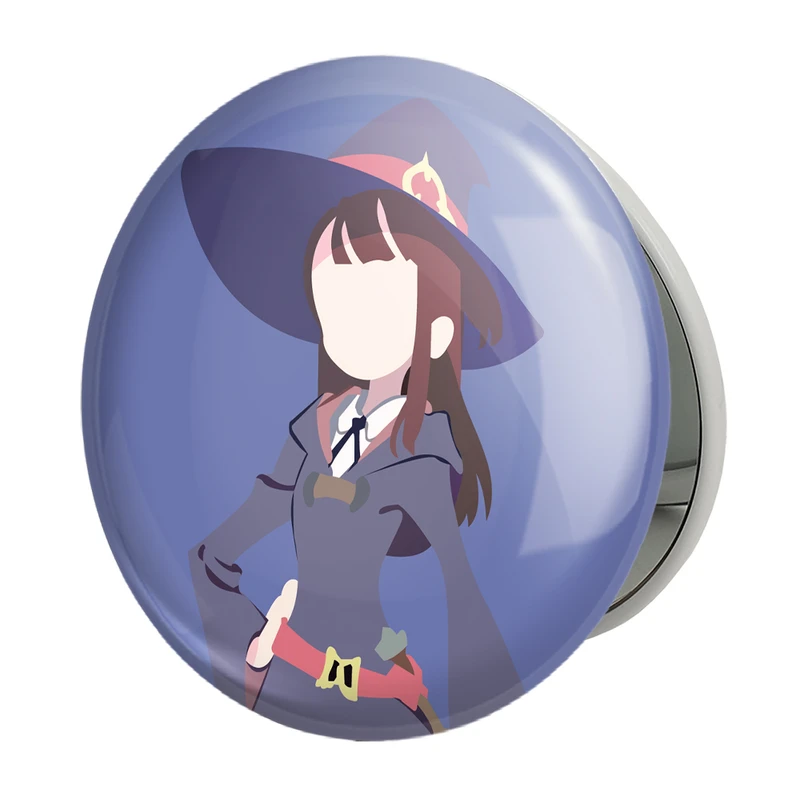 آینه جیبی خندالو طرح اکو انیمه جادوگران کوچک Little Witch Academia مدل تاشو کد 22855 