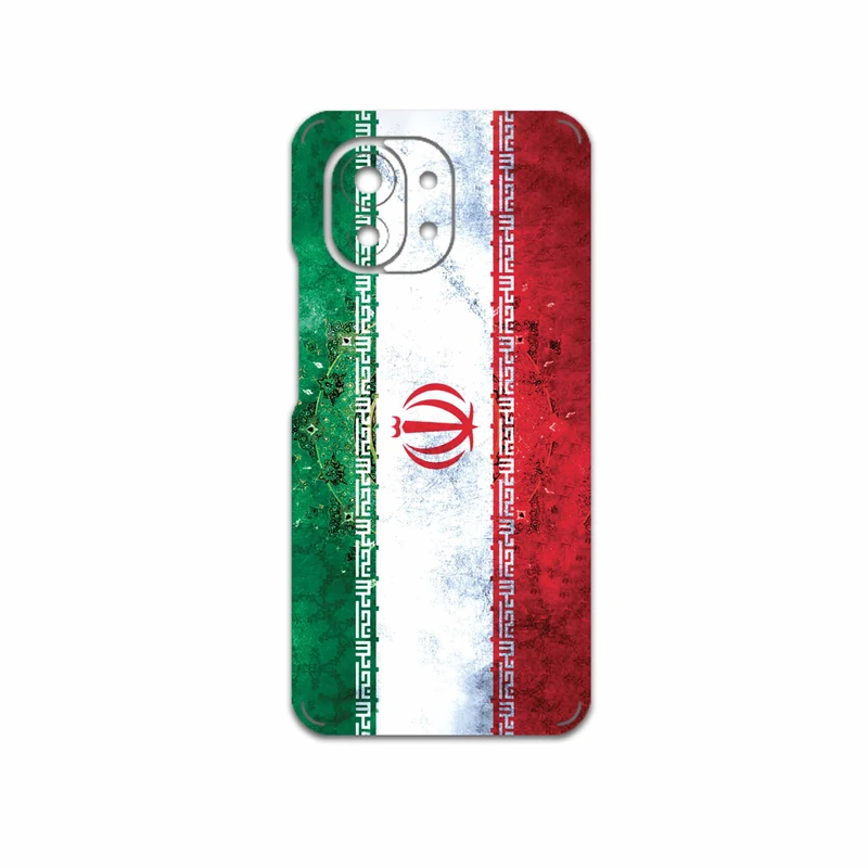 برچسب پوششی ماهوت مدل Iran-Flag-1 مناسب برای گوشی موبایل شیائومی Mi 11 5G