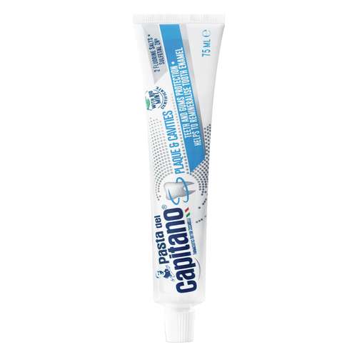 خمیر دندان پاستا دل کاپیتانو مدل ضد پوسیدگی و پلاک حجم 75 میلی لیتر