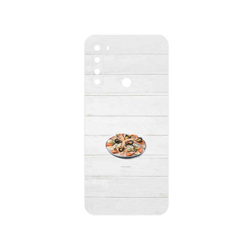برچسب پوششی ماهوت مدل Seafood مناسب برای گوشی موبایل شیائومی Redmi Note 8 2021