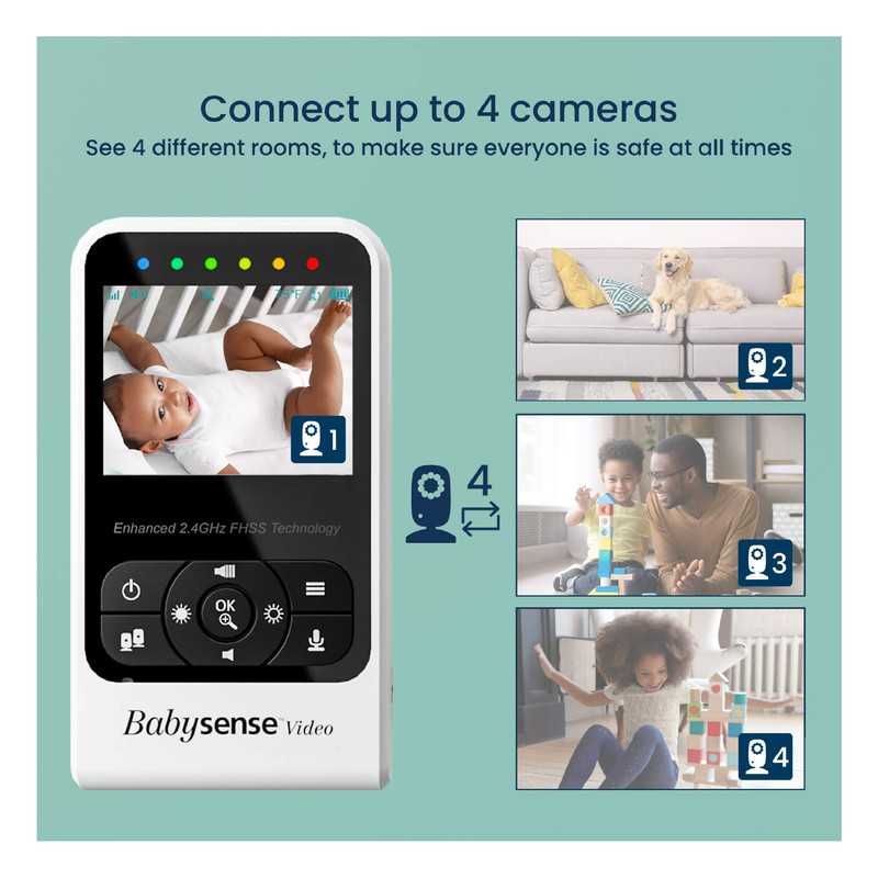 دوربین کنترل کودک بی بی سنس مدل v24R-2