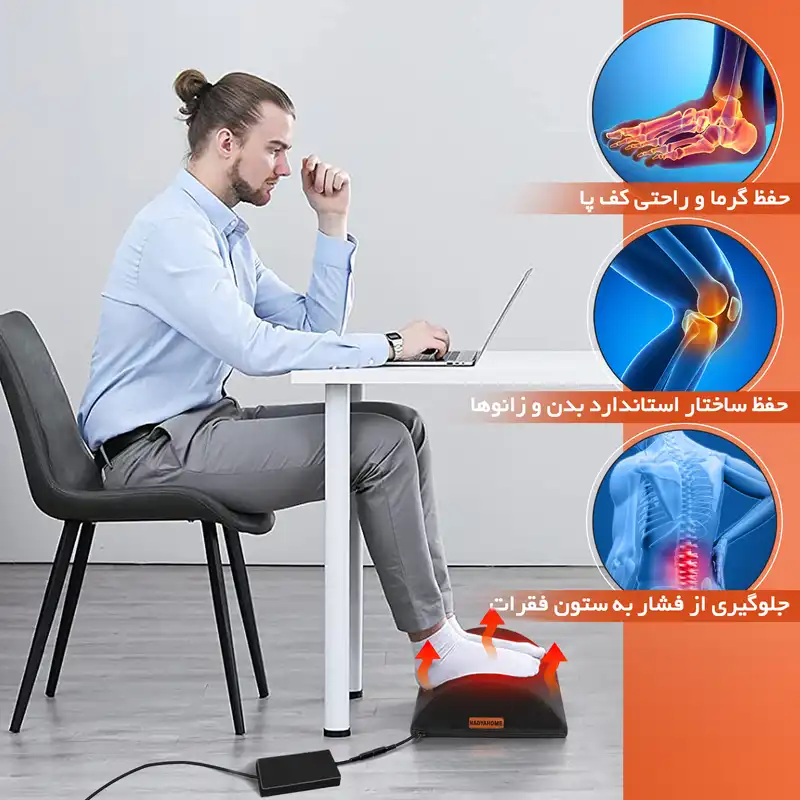 زیرپایی  نادیاهوم مدل گرمکن دار footheat25