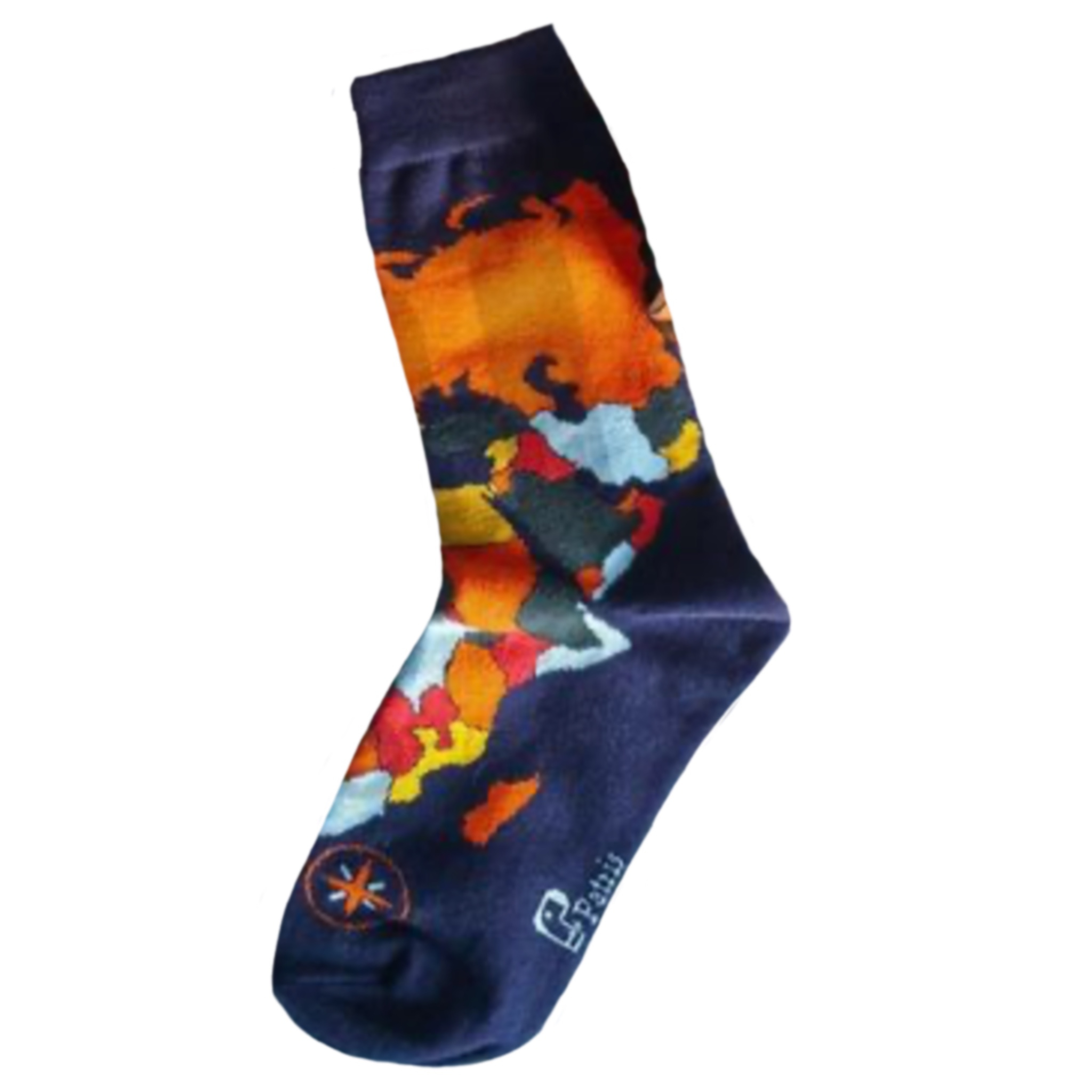 جوراب دخترانه پاتریس مدل اطلس جهان نما