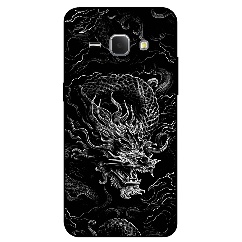 کاور مگافون طرح اژدها مدل 1897 مناسب برای گوشی موبایل سامسونگ Galaxy J1 2016 / J120         