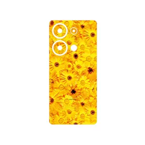 MAHOOT Yellow_Flower Cover Sticker for Xiaomi Redmi Note 13 Pro 4G