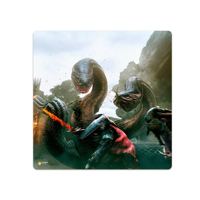 ماوس پد هومرو مدل NX128 طرح بازی Dragon's Dogma سایز 40x40 سانتی‌متر