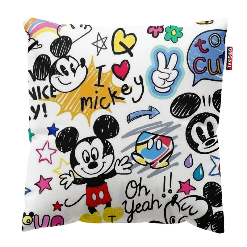   کوسن پاد آفرین طرح کارتونی بچگانه میکی موس کد 2082 سایز 30*30 سانتی متر