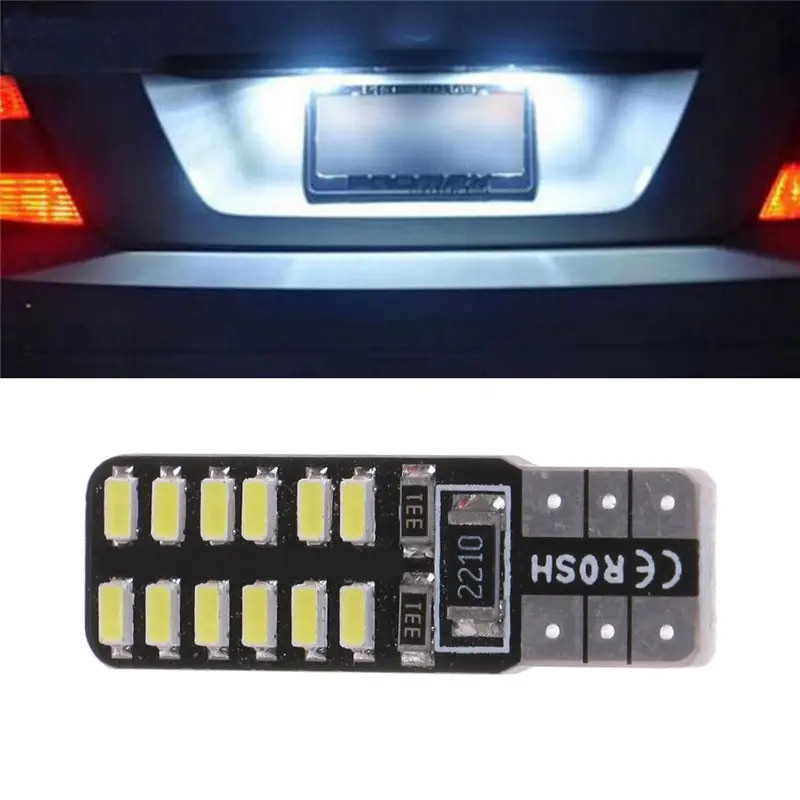 لامپ سکن خودرو اچ اف دی مدل 24SMD بسته دو عددی