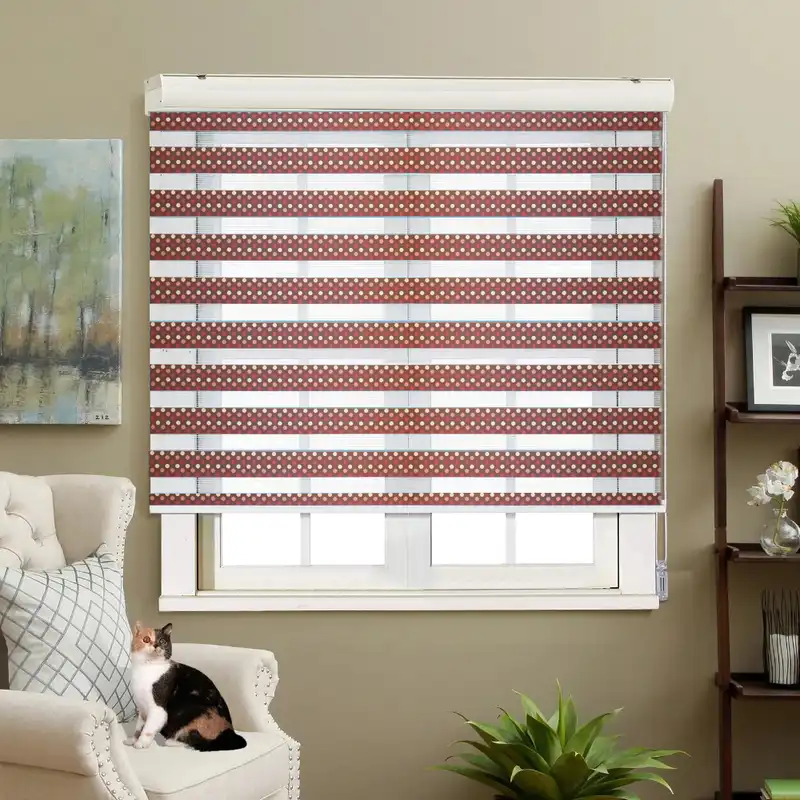 پرده زبرا زیو مدل دارتلا سایز 150 × 160 سانتی‌ متر