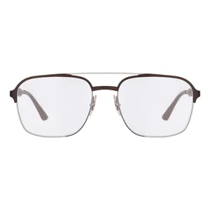 فریم عینک طبی خلبانی (Aviator) مردانه ری بن مدل 0RX6404-2912-56 مناسب برای صورت قلب، گرد، لوزی، مثلث، مربع، مستطیل و بیضی