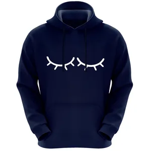 هودی زنانه مدل چشم F266 رنگ سرمه ای