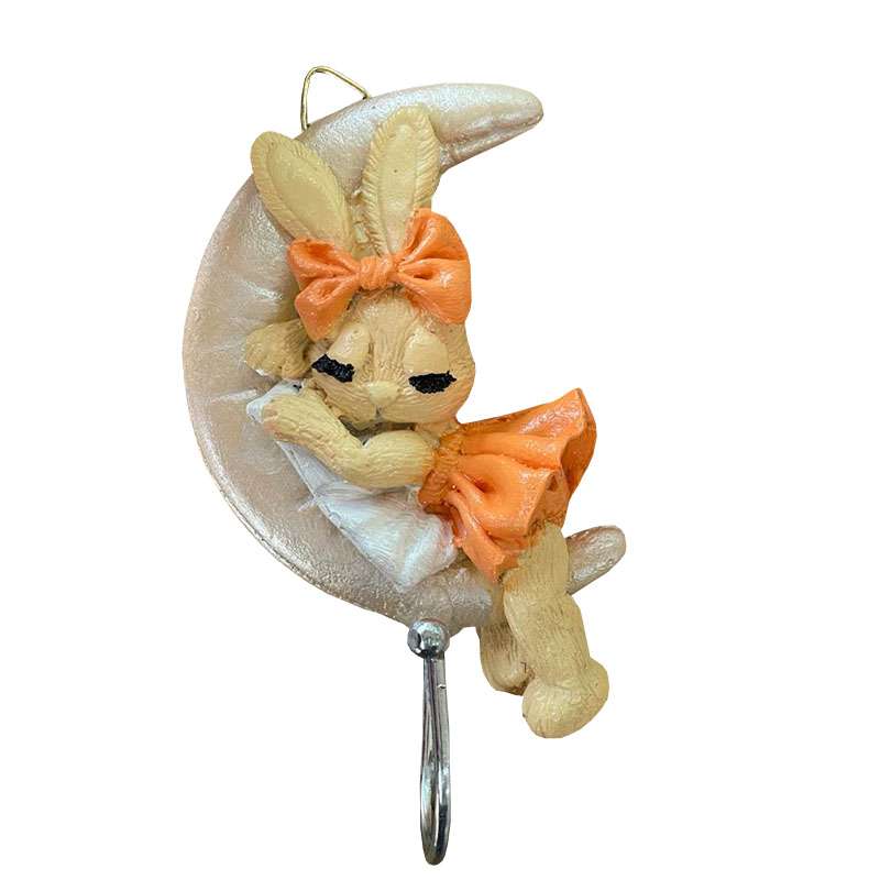 آویز حوله مدل خرگوش و ماه