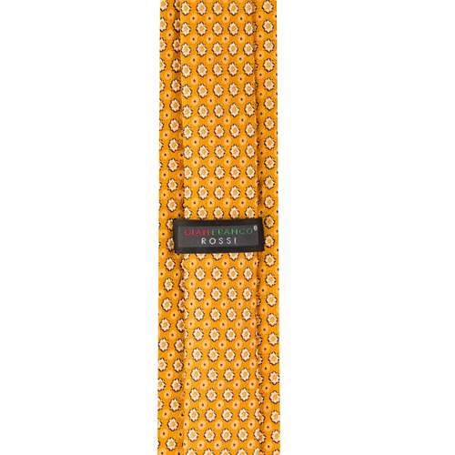 ست کراوات و دستمال جیب و گل کت مردانه جیان فرانکو روسی مدل GF-F963-OR