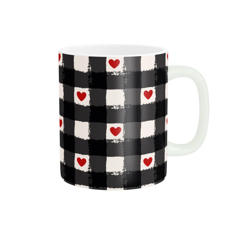 ماگ پاد آفرین طرح قلبی کد 5890