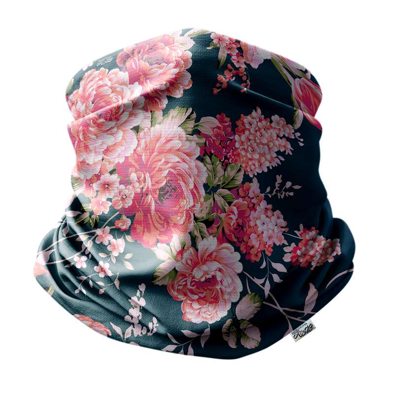 دستمال سر و گردن هزاردستان طرح گل مدل das103 