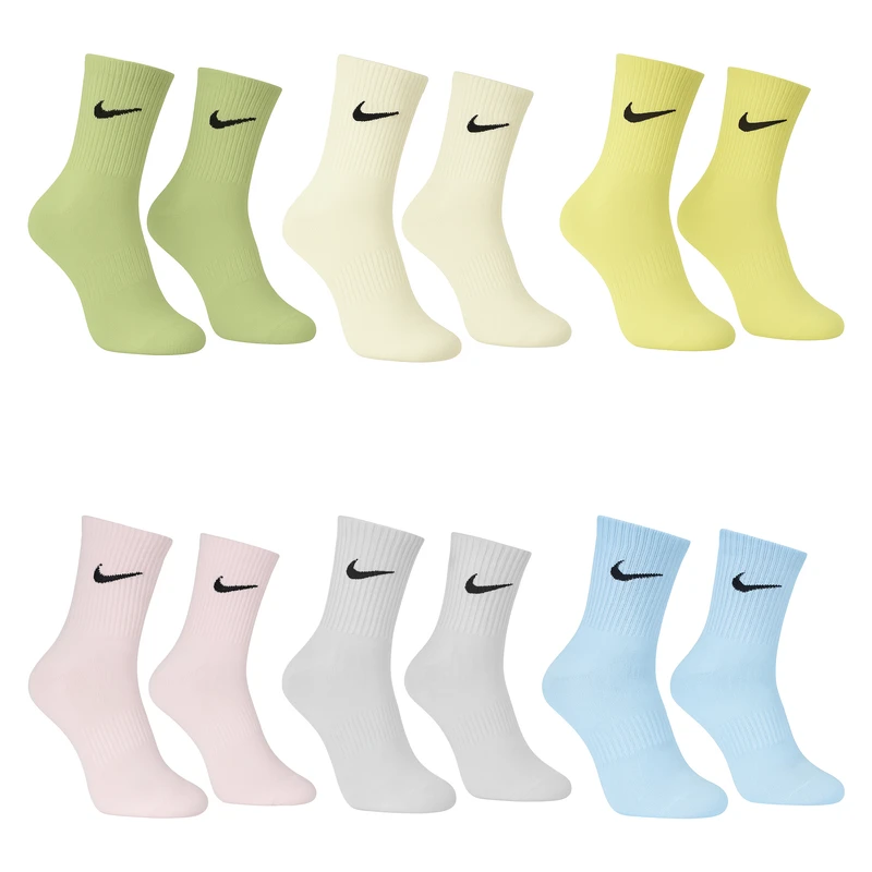 جوراب ورزشی ساق کوتاه زنانه مدل NKP بسته 6 عددی
