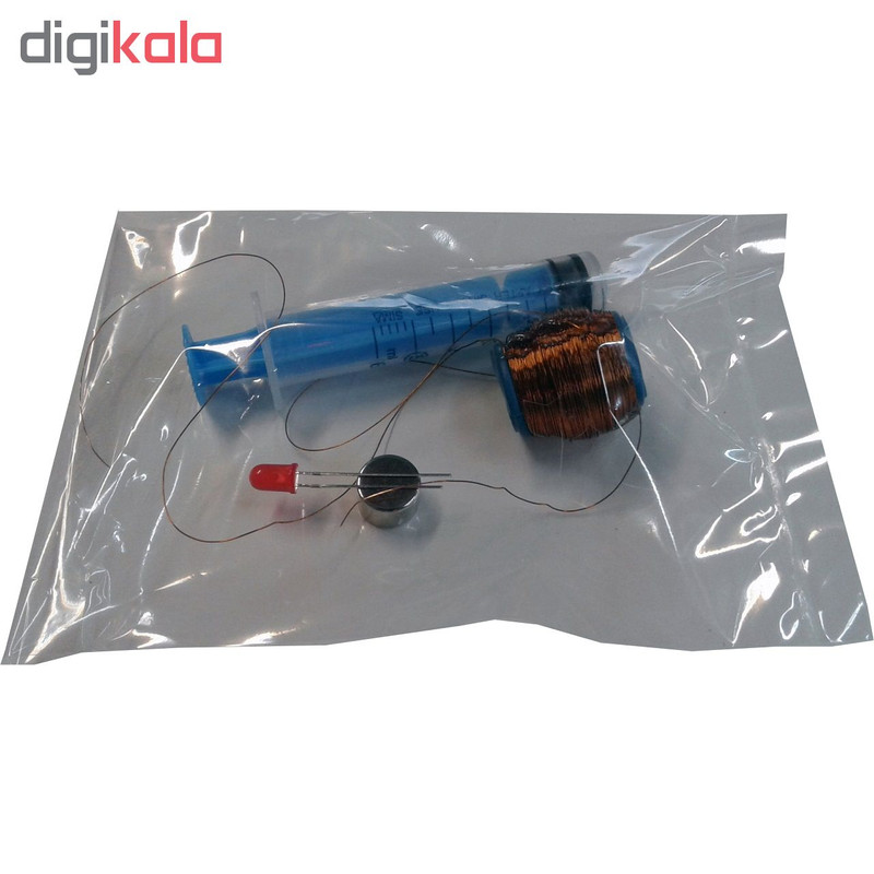 بازی آموزشی طرح مولد برق ساده با سرنگ و آهنربا نئودیمیوم علوم هشتم