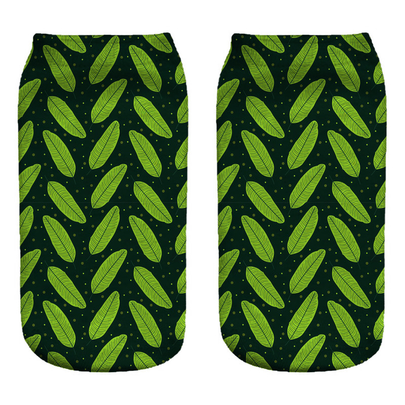 جوراب طرح برگ مدل 1113