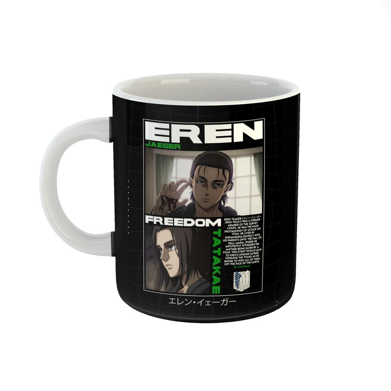 ماگ طرح انیمه اتک ان تایتان ارن 