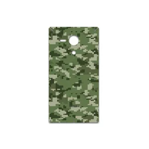 MAHOOT Army-Green-Pixel Cover Sticker for Sony Xperia SP