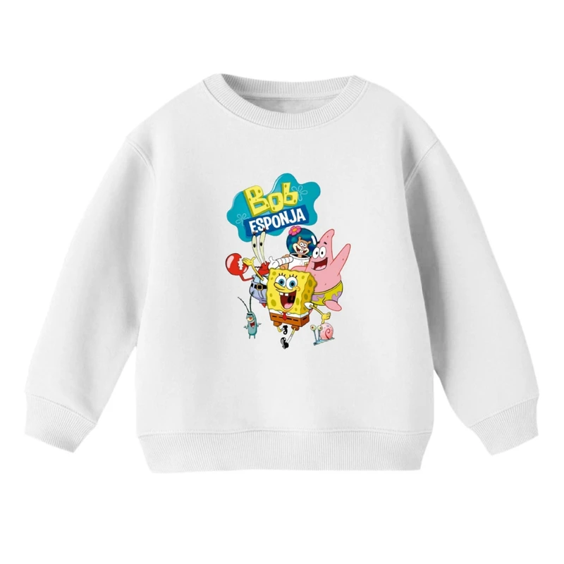 سویشرت بچگانه مدل باب اسفنجی و دوستان