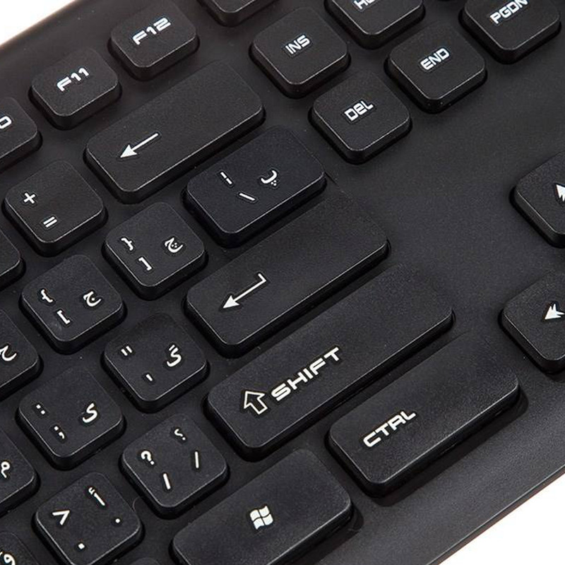 کیبورد و ماوس بی سیم تسکو مدل TKM 7018W 2