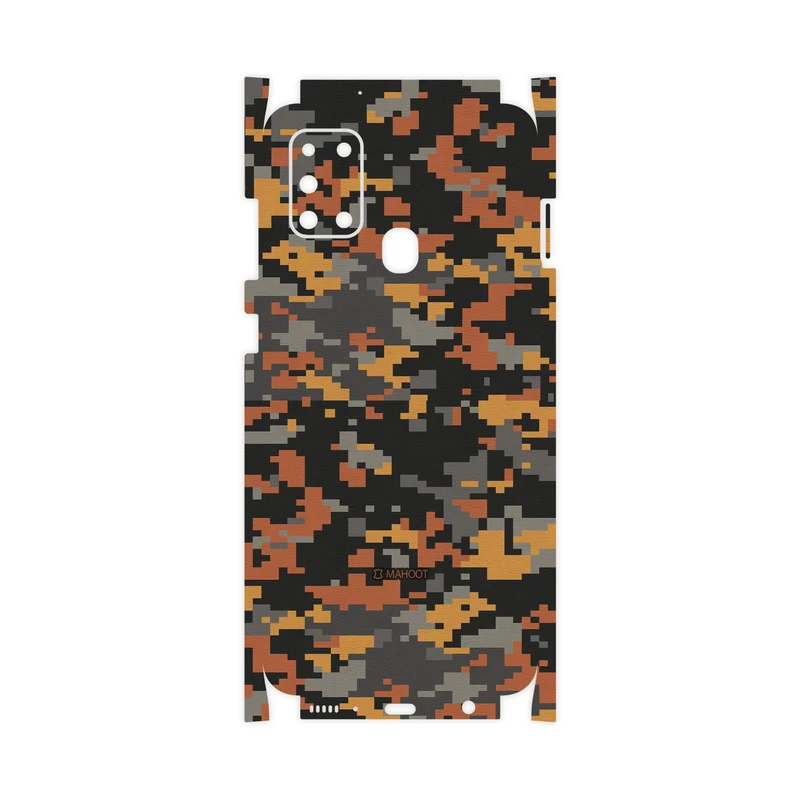 برچسب پوششی ماهوت مدل Army-Autumn-pixel-FullSkin مناسب برای گوشی موبایل سامسونگ Galaxy A21s