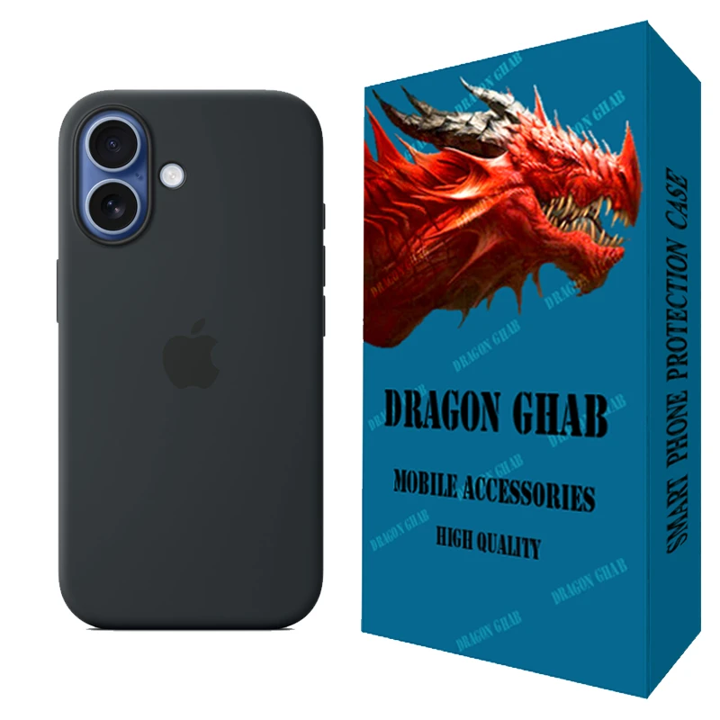 کاور دراگون قاب مدل سیلیکونی طرح SLB مناسب برای گوشی موبایل اپل iPhone 17