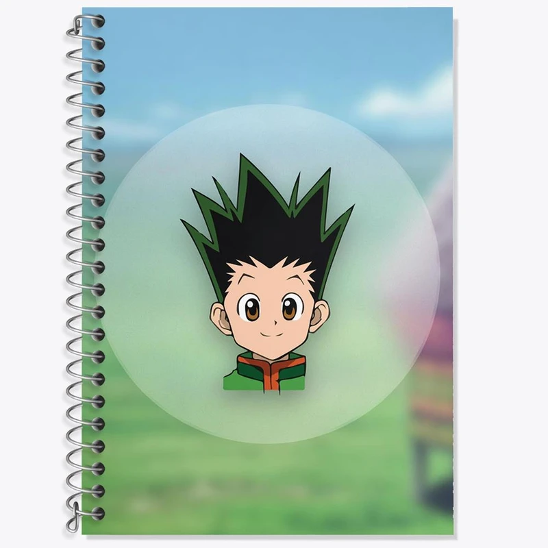 دفتر لغت 50 برگ خندالو مدل گون فریکس انیمه هانتر ایکس هانتر Hunter × Hunter کد 11959