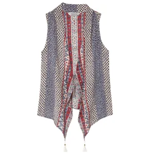 جلیقه رسمی زنانه مدل منگوله دار کد 4444