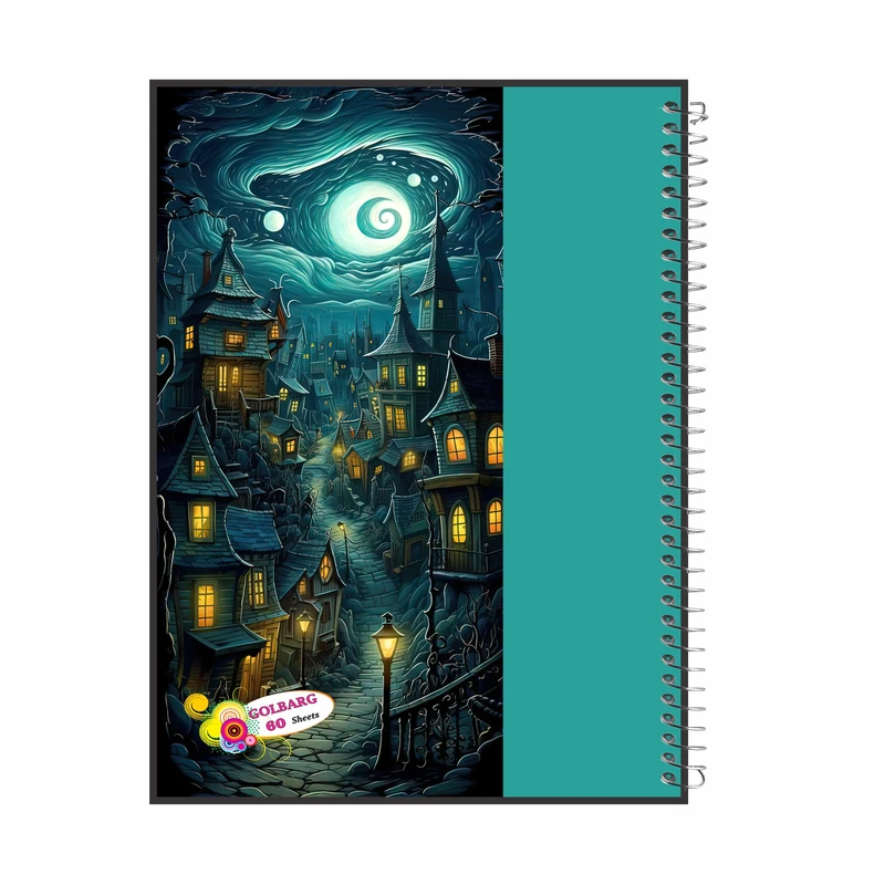 دفتر مشق 60 برگ گلبرگ مدل دبیرستانی کد 2086